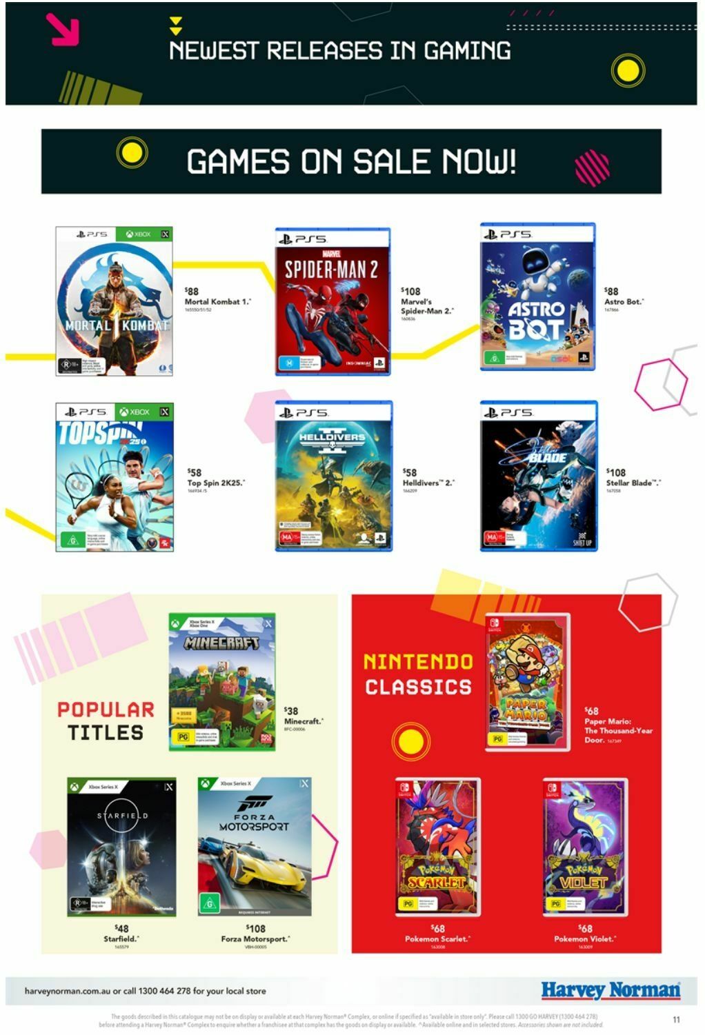 Harvey Norman October Gaming Catalogues from 22 October