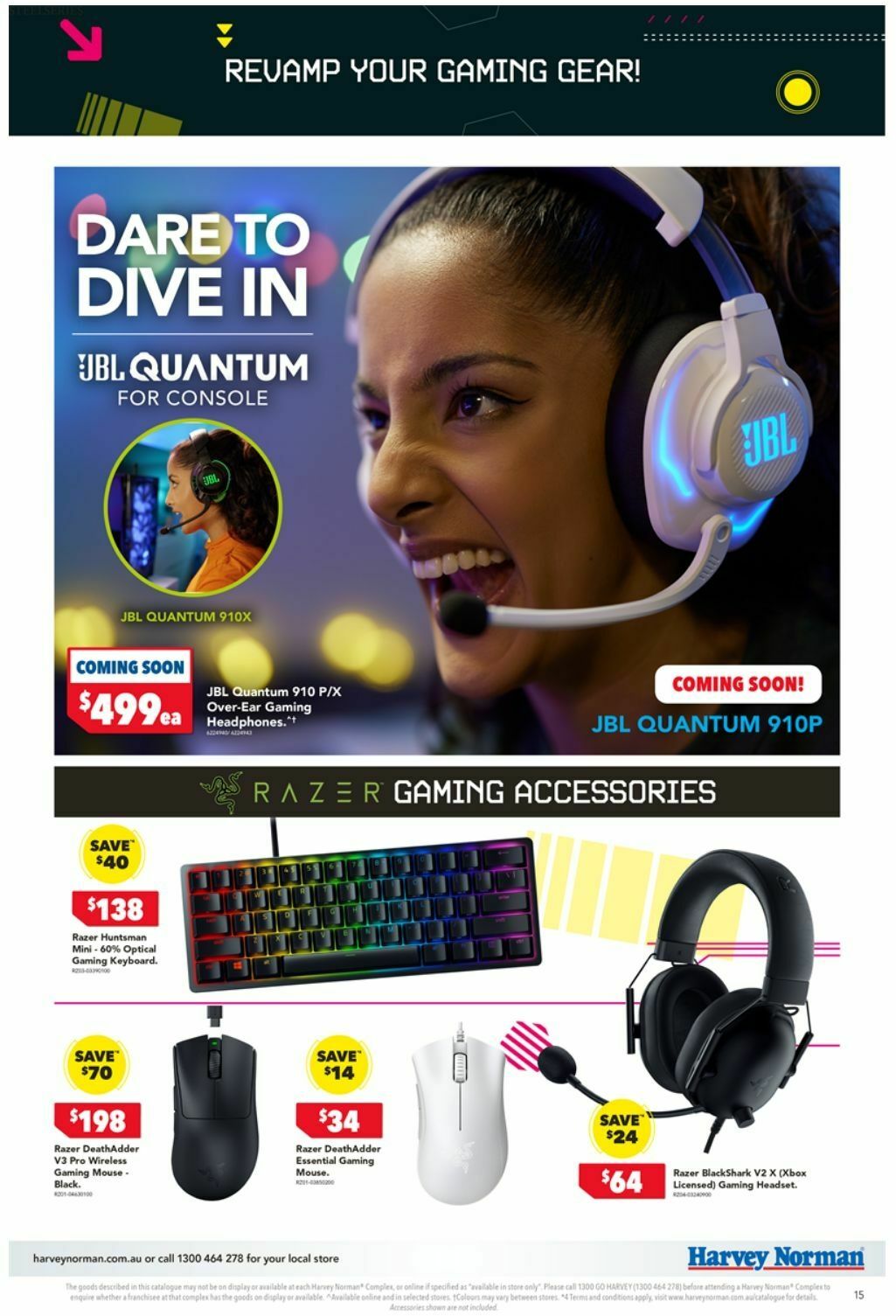 Harvey Norman October Gaming Catalogues from 22 October