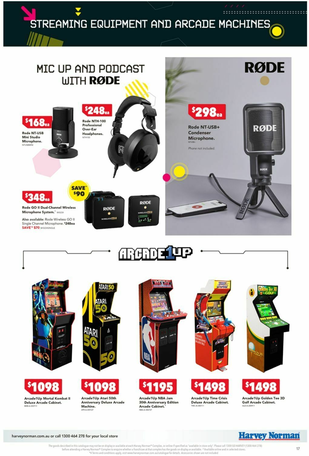 Harvey Norman October Gaming Catalogues from 22 October