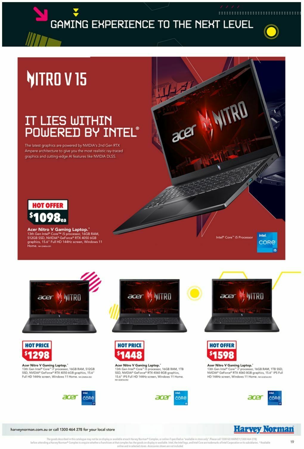 Harvey Norman October Gaming Catalogues from 22 October