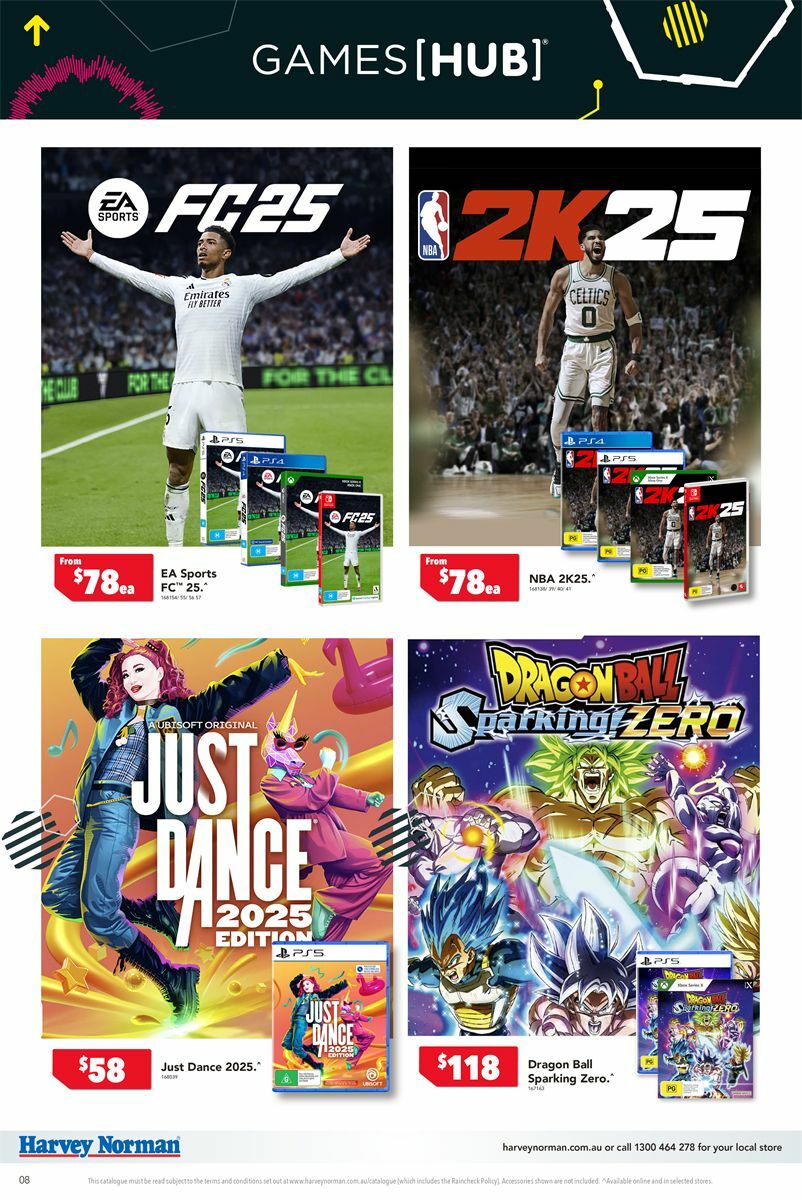 Harvey Norman October Gaming Catalogues from 22 October