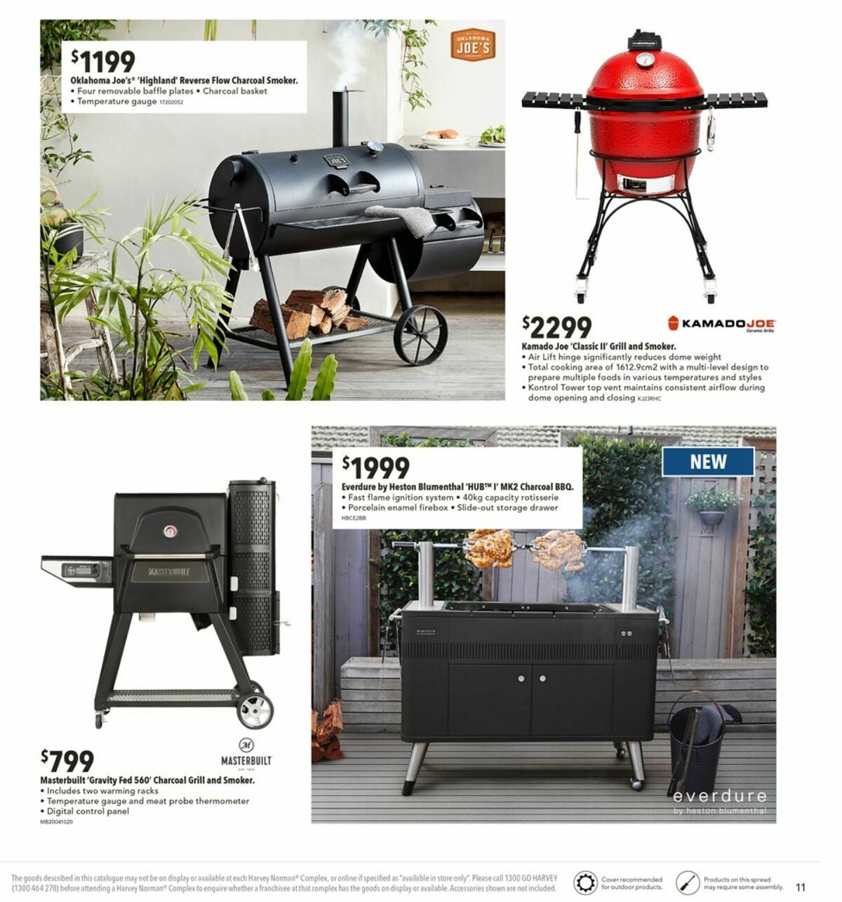 Harvey Norman Outdoor BBQ's Catalogues from 22 October