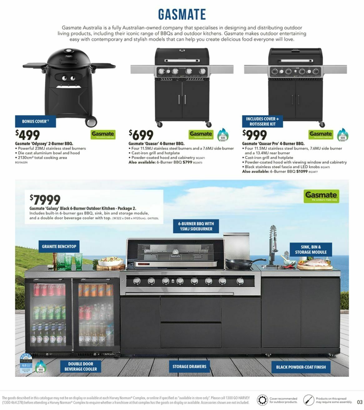 Harvey Norman Outdoor BBQ's Catalogues from 22 October