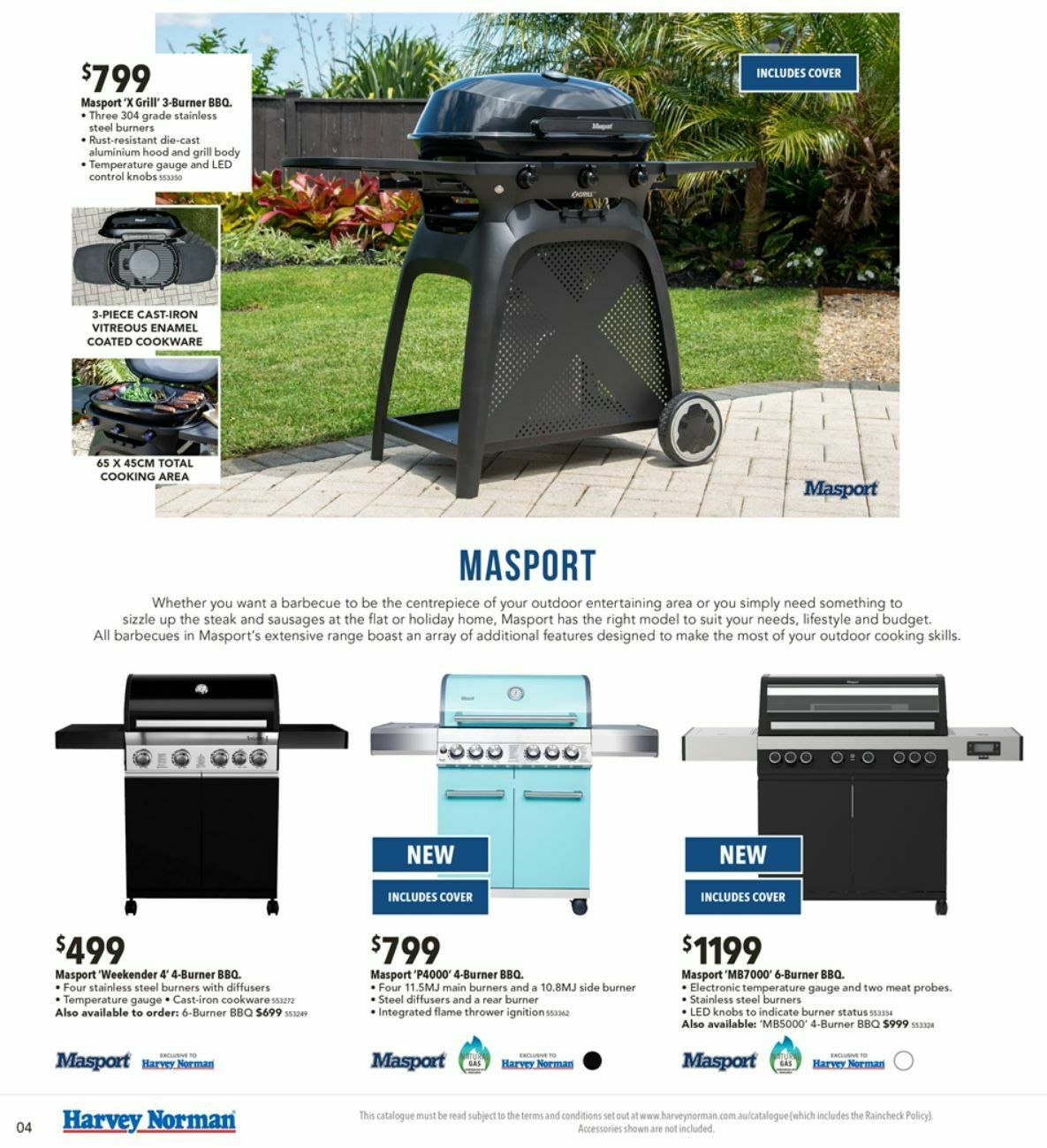 Harvey Norman Outdoor BBQ's Catalogues from 22 October