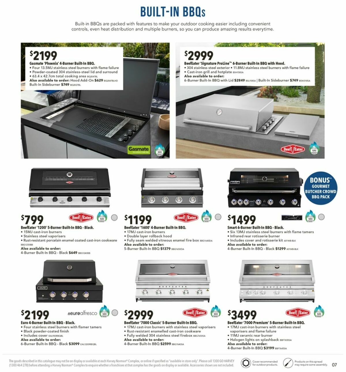 Harvey Norman Outdoor BBQ's Catalogues from 22 October