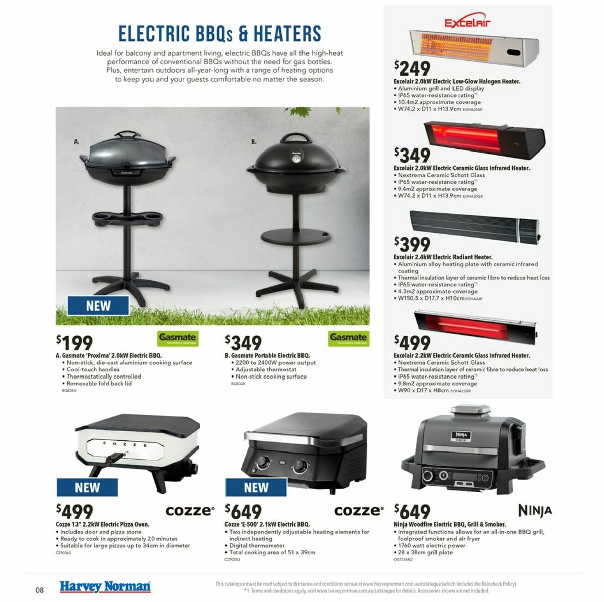 Harvey Norman Outdoor BBQ's Catalogues from 22 October