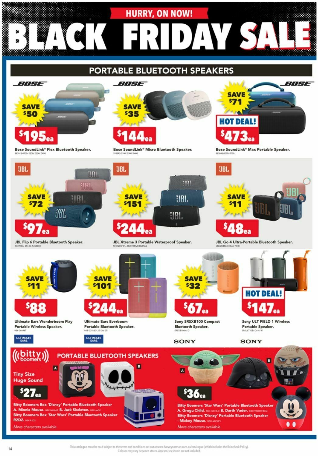 Harvey Norman Electrical Appliances Black Friday Catalogues from 28 November