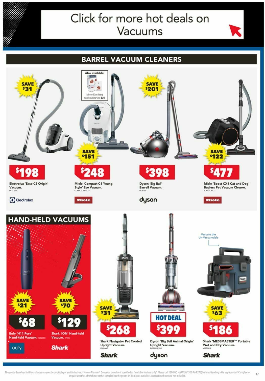 Harvey Norman Electrical Appliances Black Friday Catalogues from 28 November