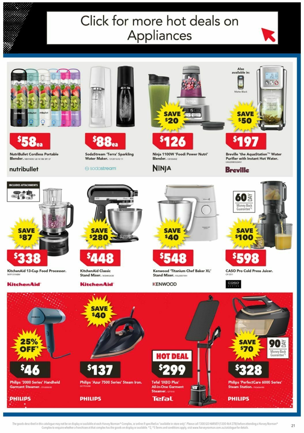 Harvey Norman Electrical Appliances Black Friday Catalogues from 28 November