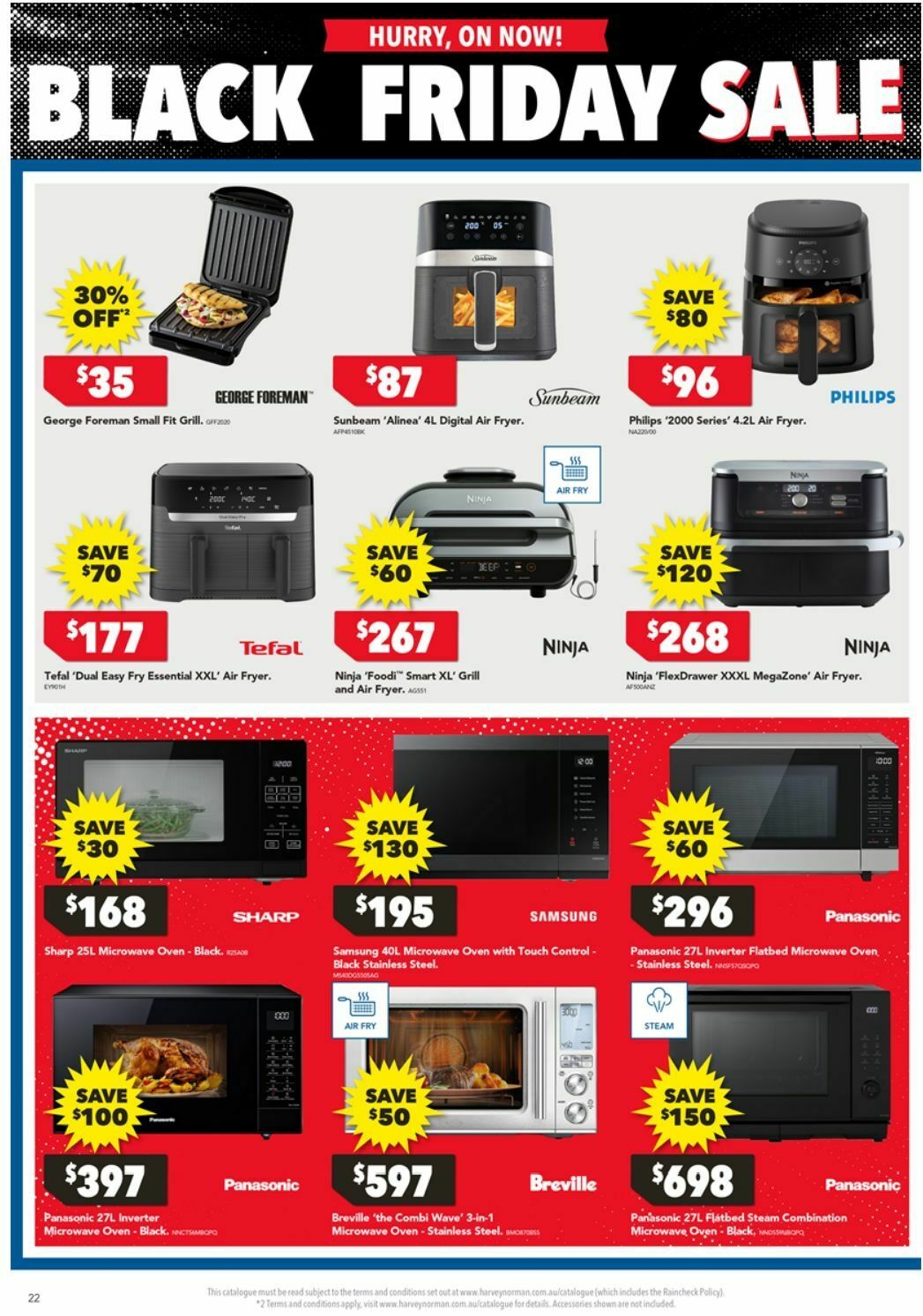 Harvey Norman Electrical Appliances Black Friday Catalogues from 28 November