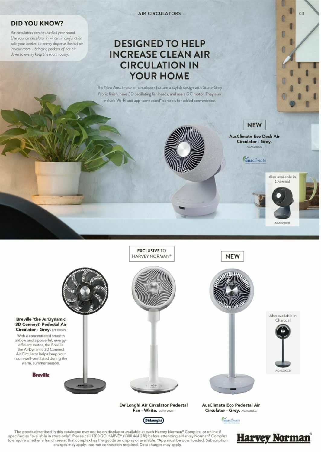 Harvey Norman Home Cooling Catalogues from 1 November