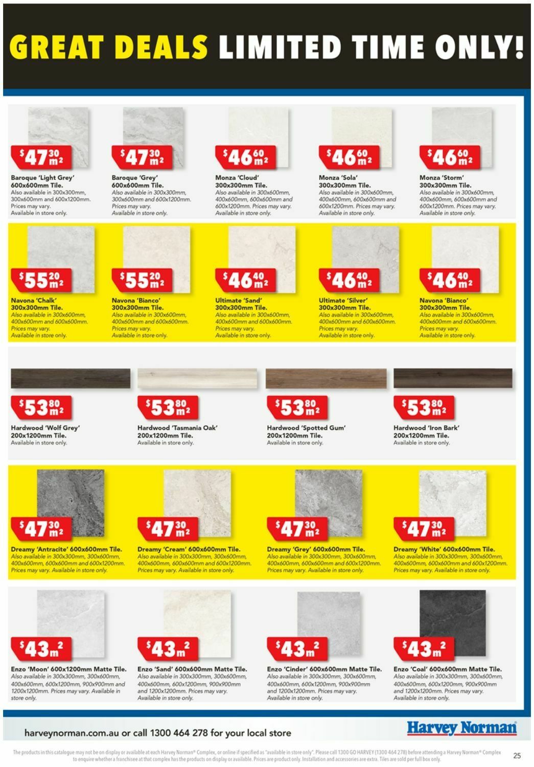 Harvey Norman Catalogues from 25 December