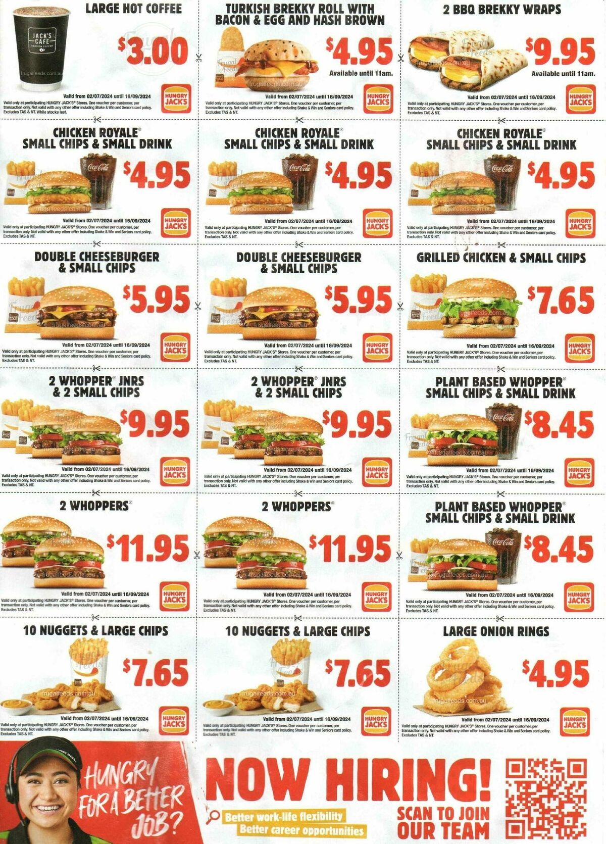 Hungry Jack's Catalogues from 2 July