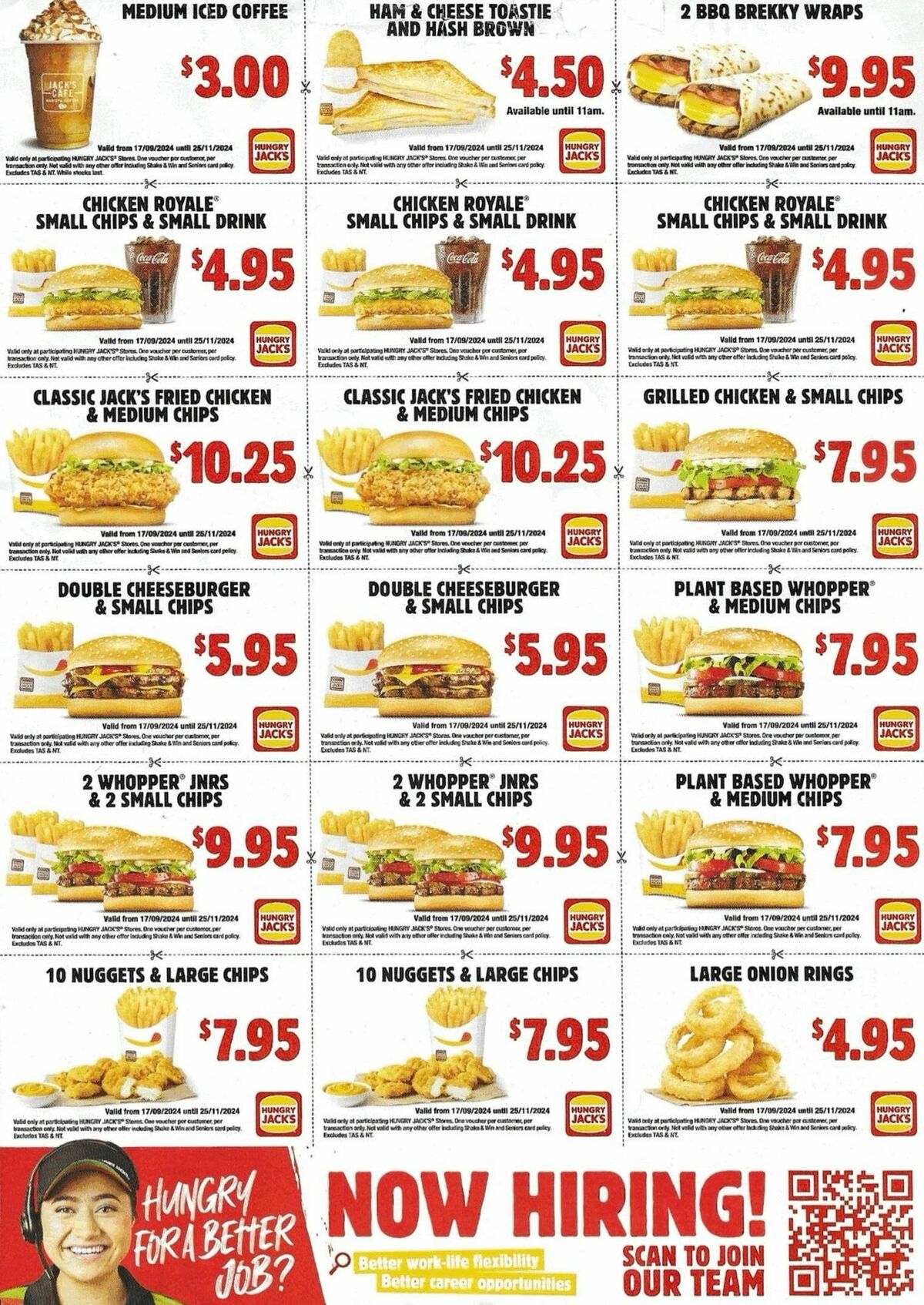 Hungry Jack's Catalogues from 17 September