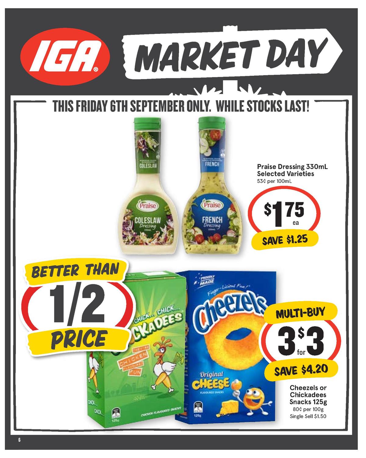 IGA Catalogues from 4 September