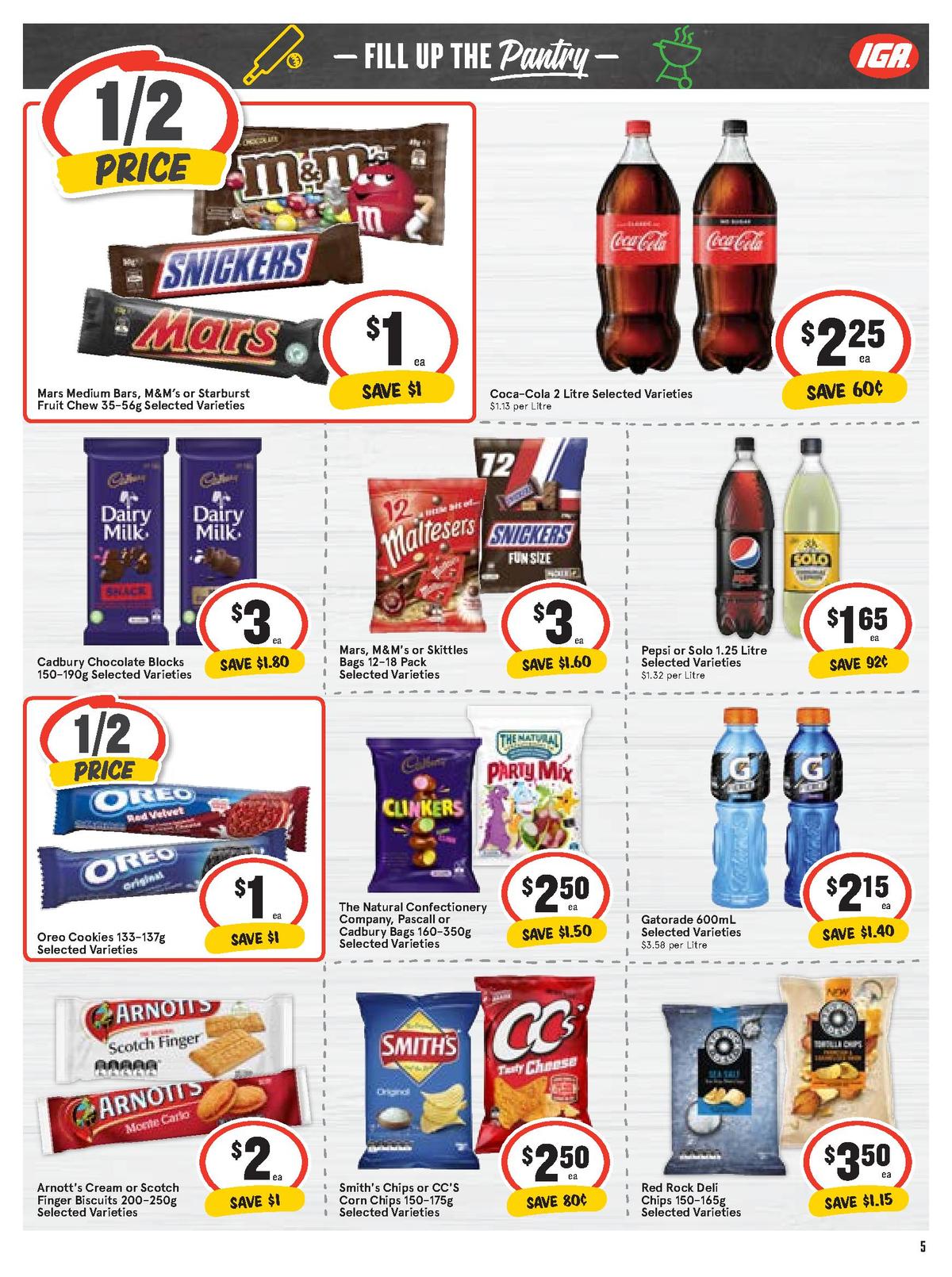 IGA Catalogues from 1 January