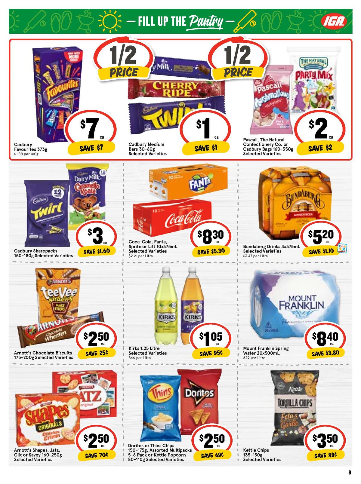 IGA Catalogues from 22 January