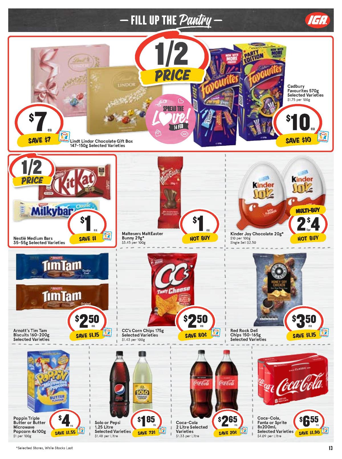 IGA Catalogues from 12 February