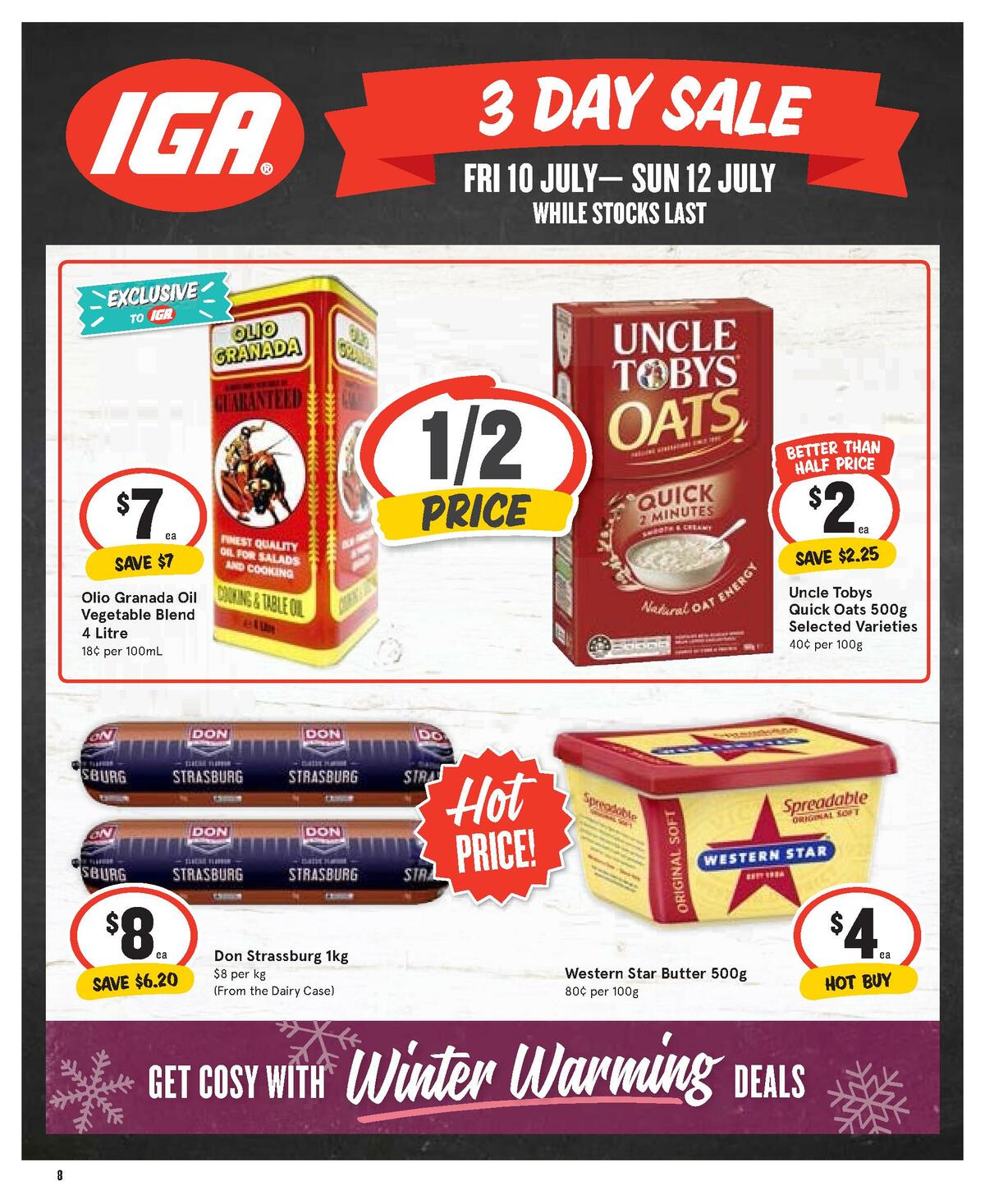 IGA 3 Day Sale Catalogues from 10 July