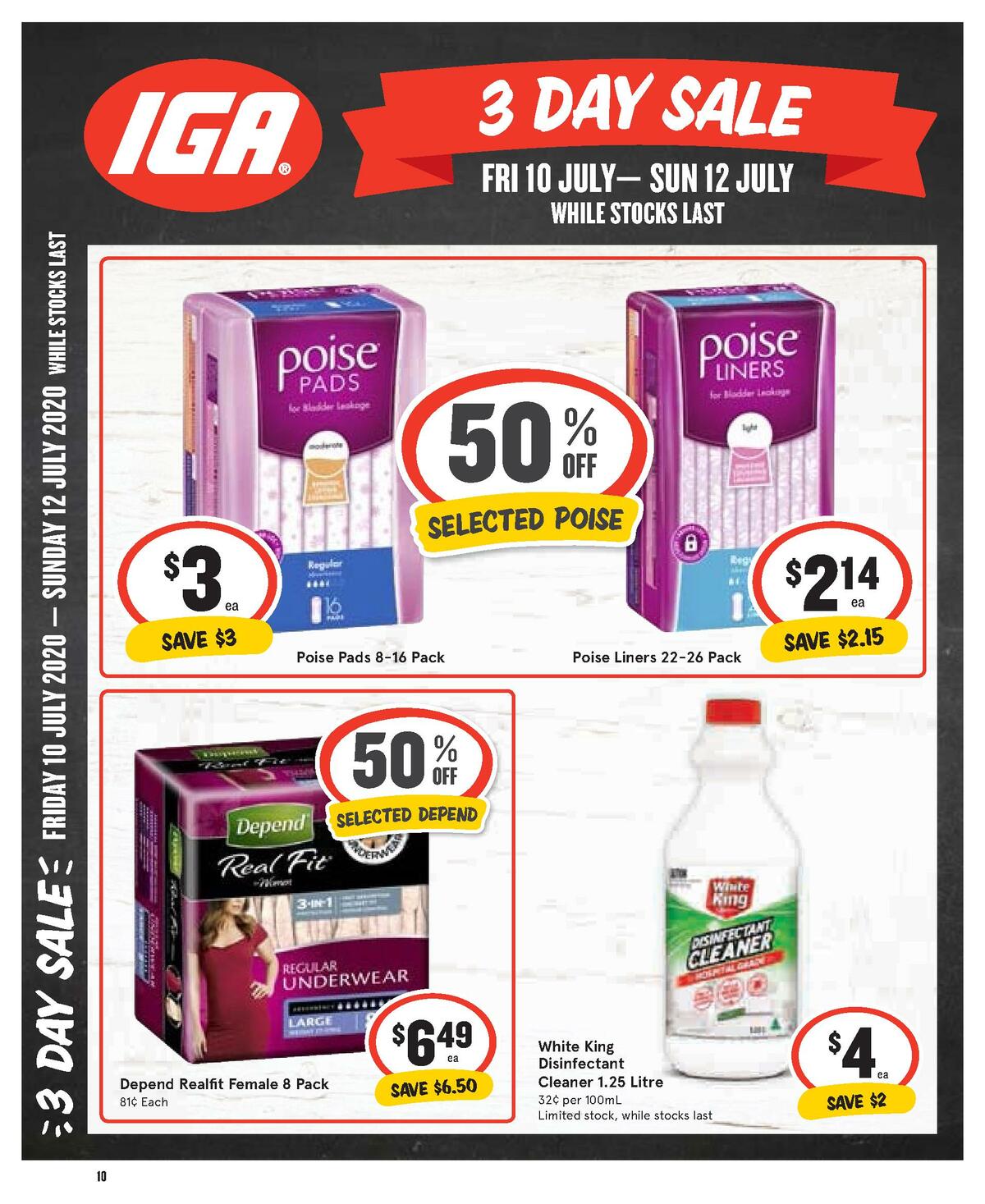 IGA 3 Day Sale Catalogues from 10 July