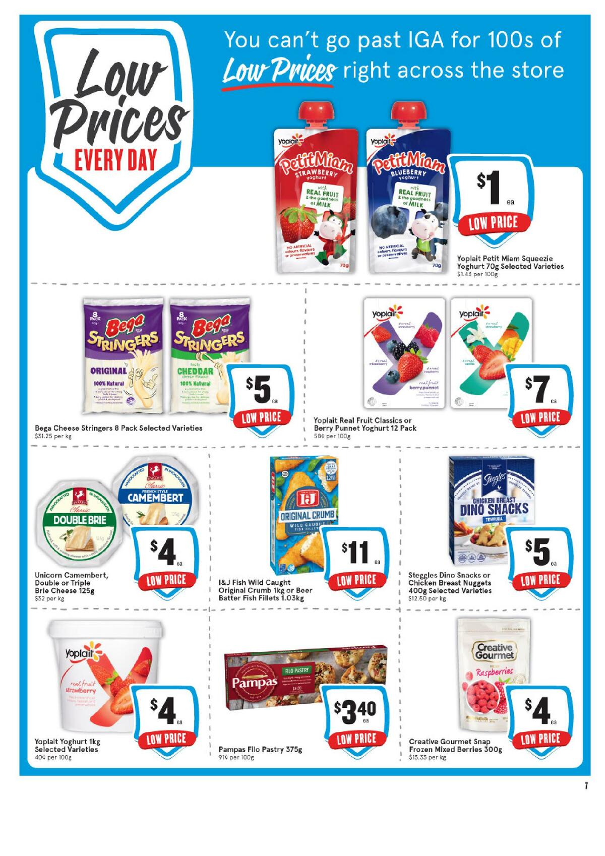 IGA Catalogues from 7 July