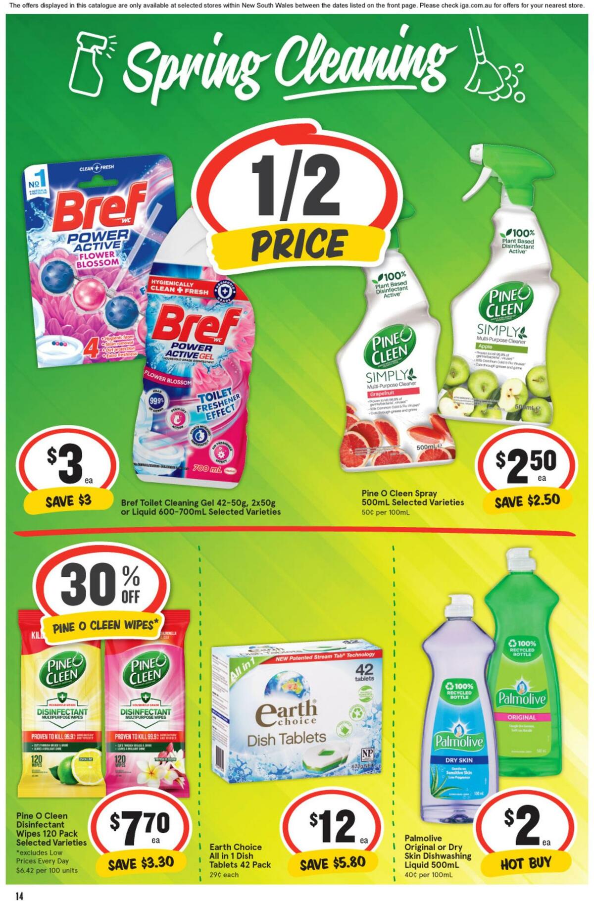 IGA Catalogues from 14 September