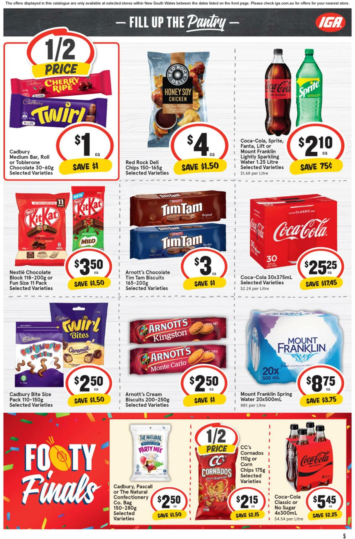 IGA Catalogues from 14 September