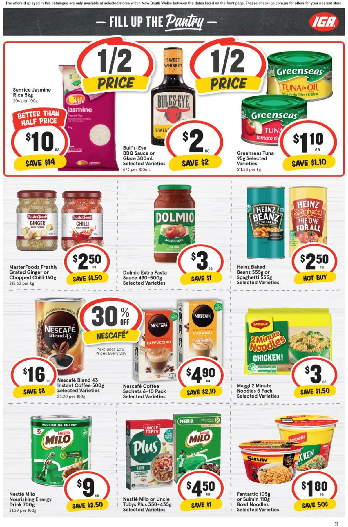 IGA Catalogues from 14 September