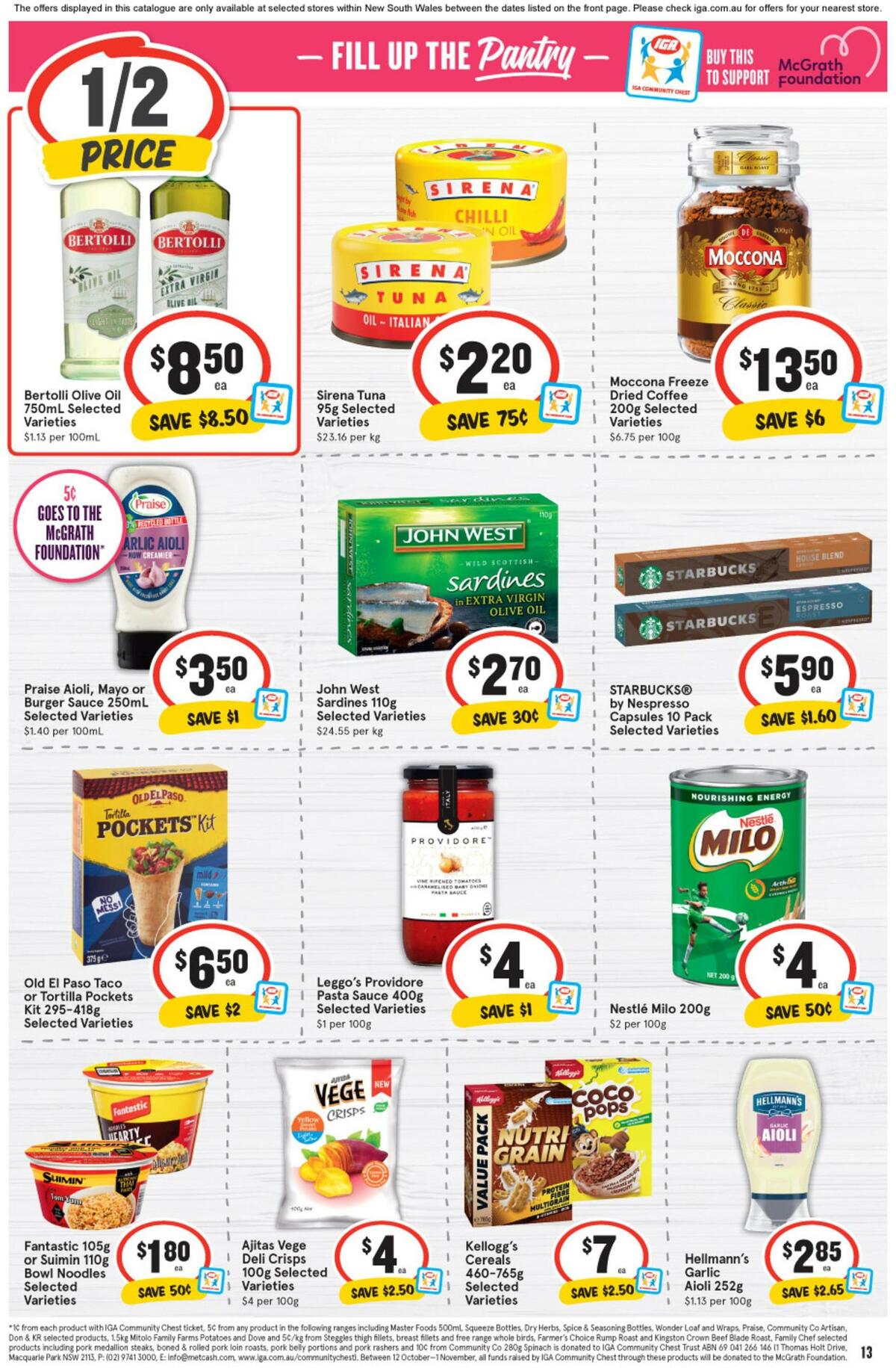 IGA Catalogues from 26 October