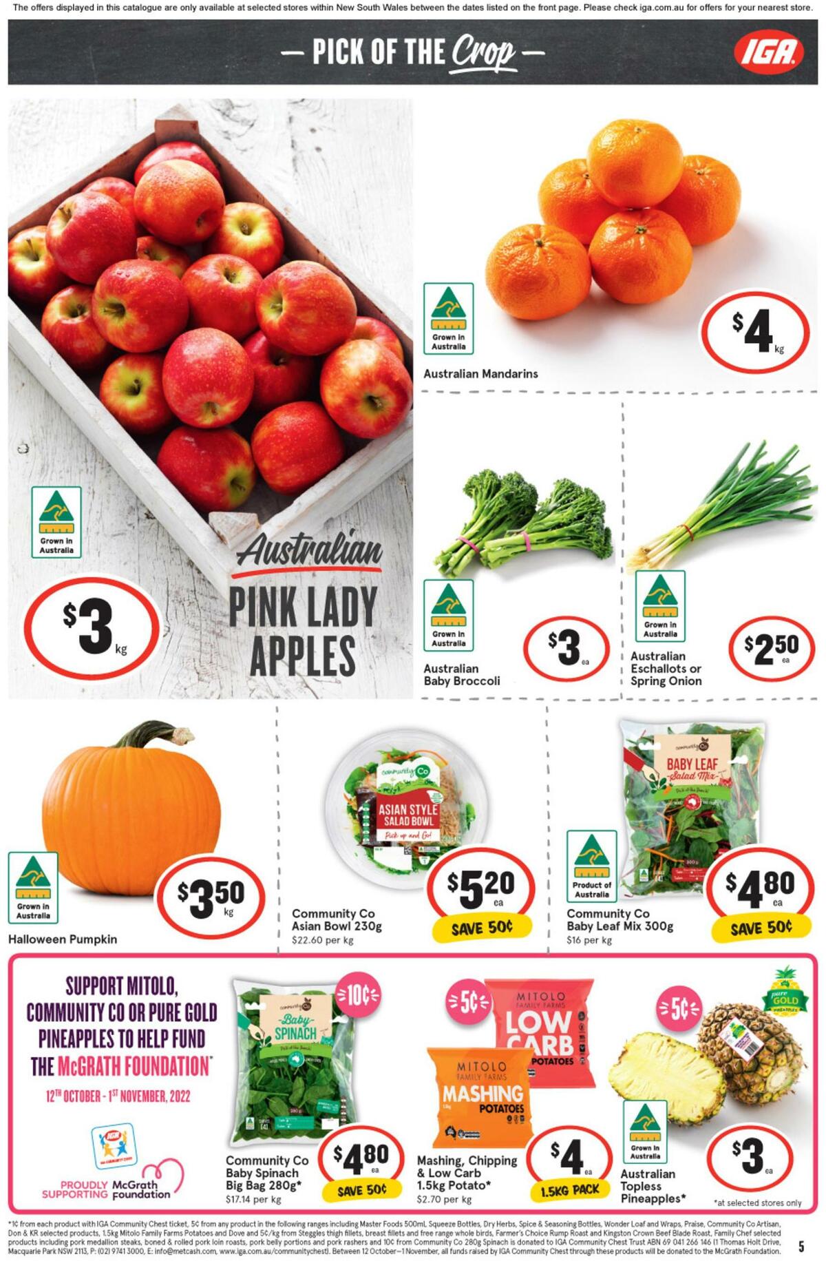 IGA Catalogues from 26 October