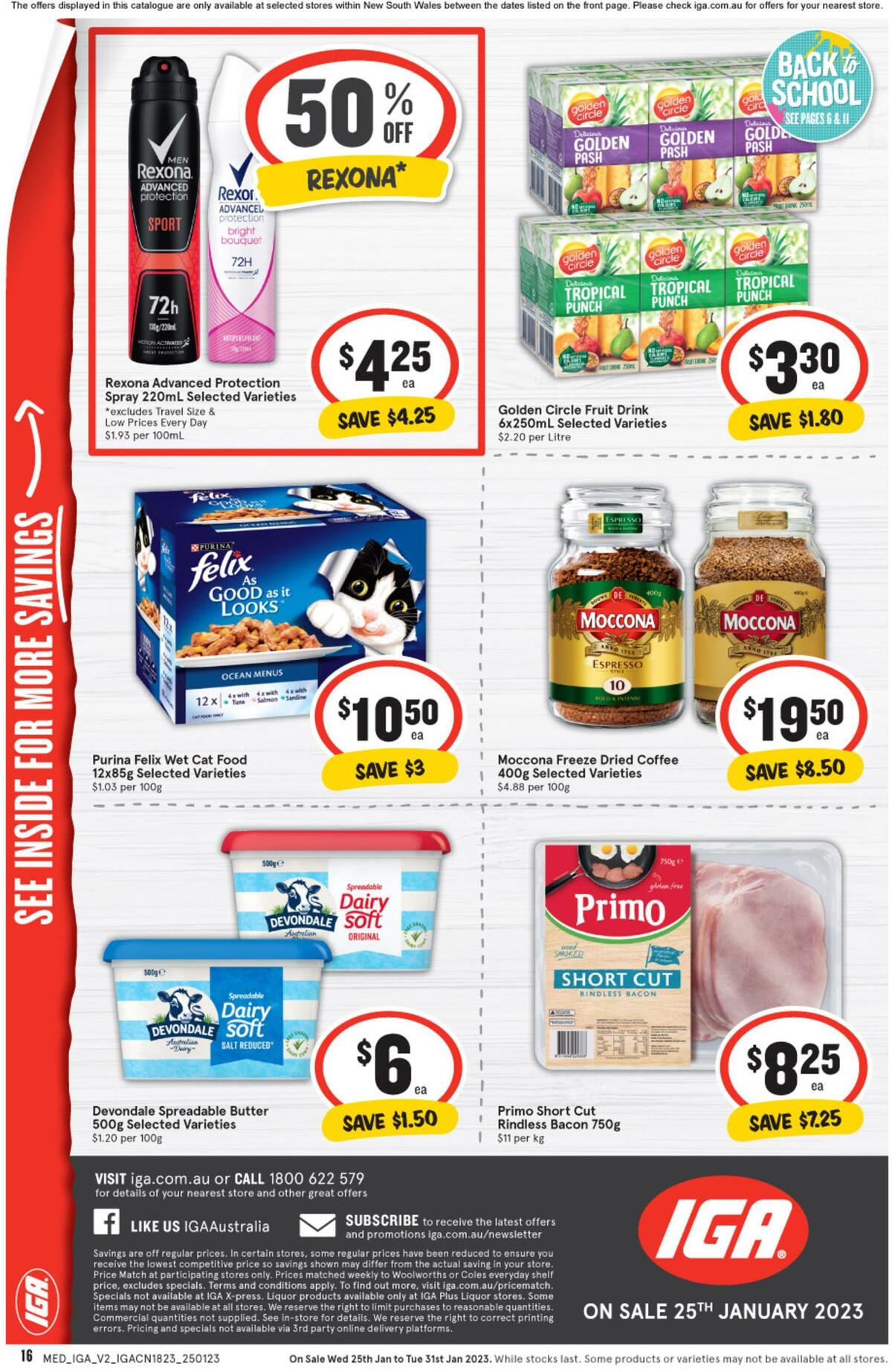 IGA Catalogues from 25 January