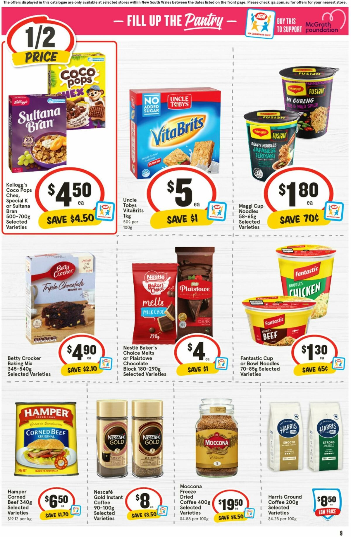 IGA Catalogues from 18 October