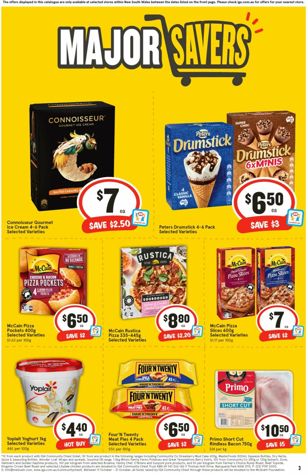 IGA Catalogues from 18 October