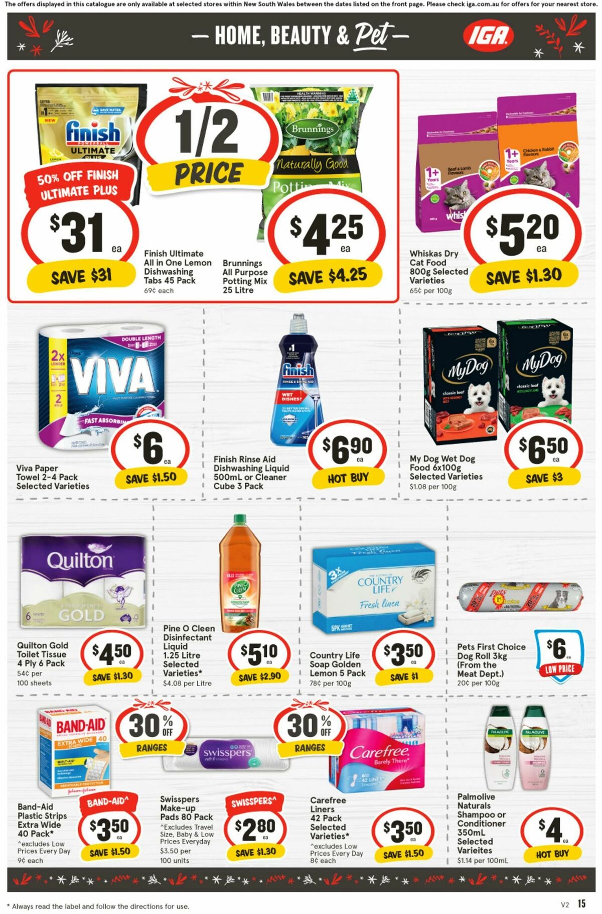 IGA Catalogues from 1 November