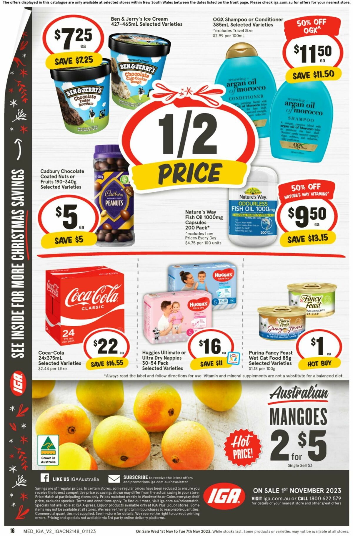 IGA Catalogues from 1 November