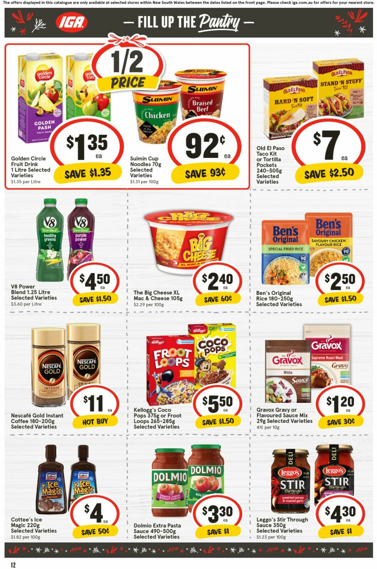 IGA Catalogues from 1 November