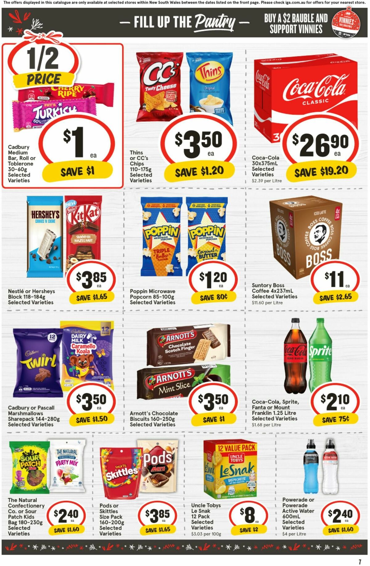 IGA Catalogues from 8 November