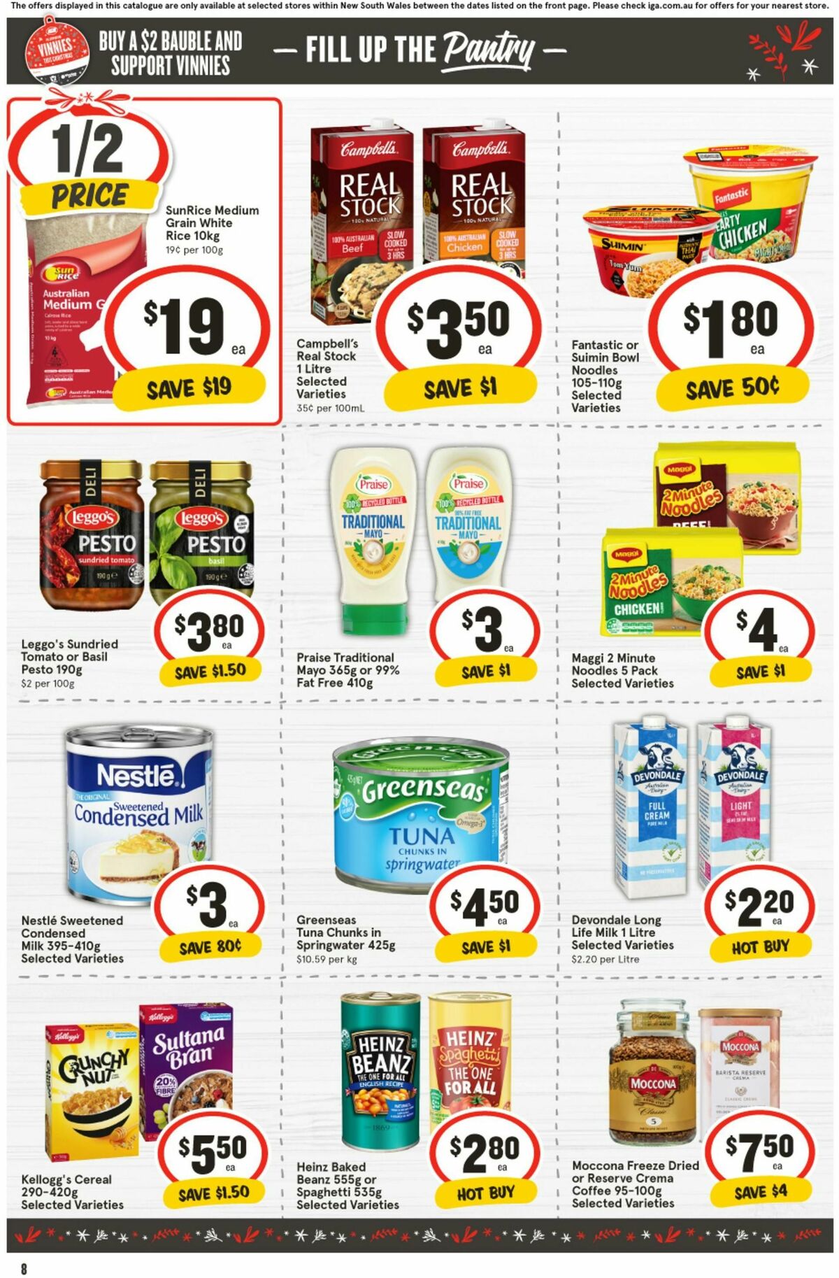 IGA Catalogues from 8 November