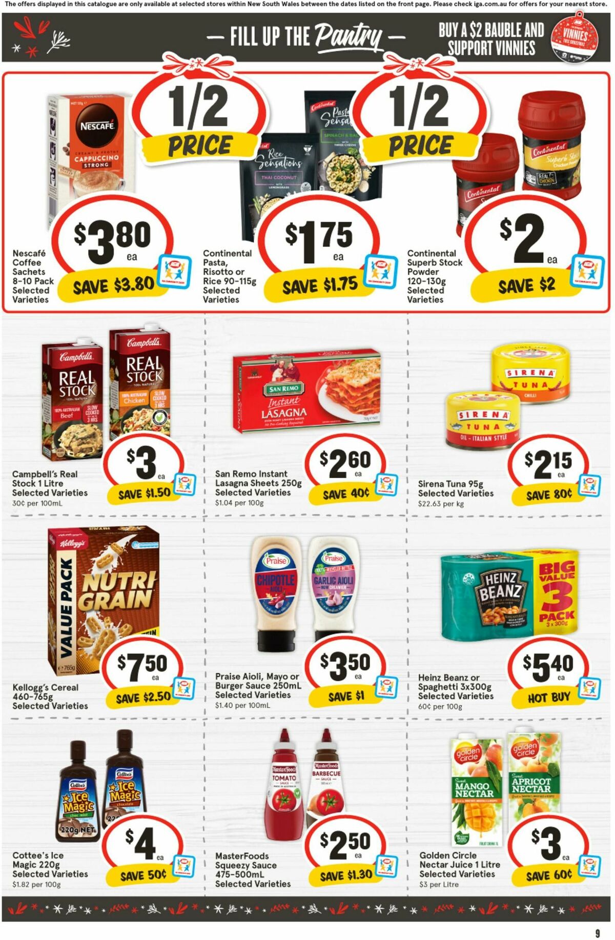 IGA Catalogues from 6 December