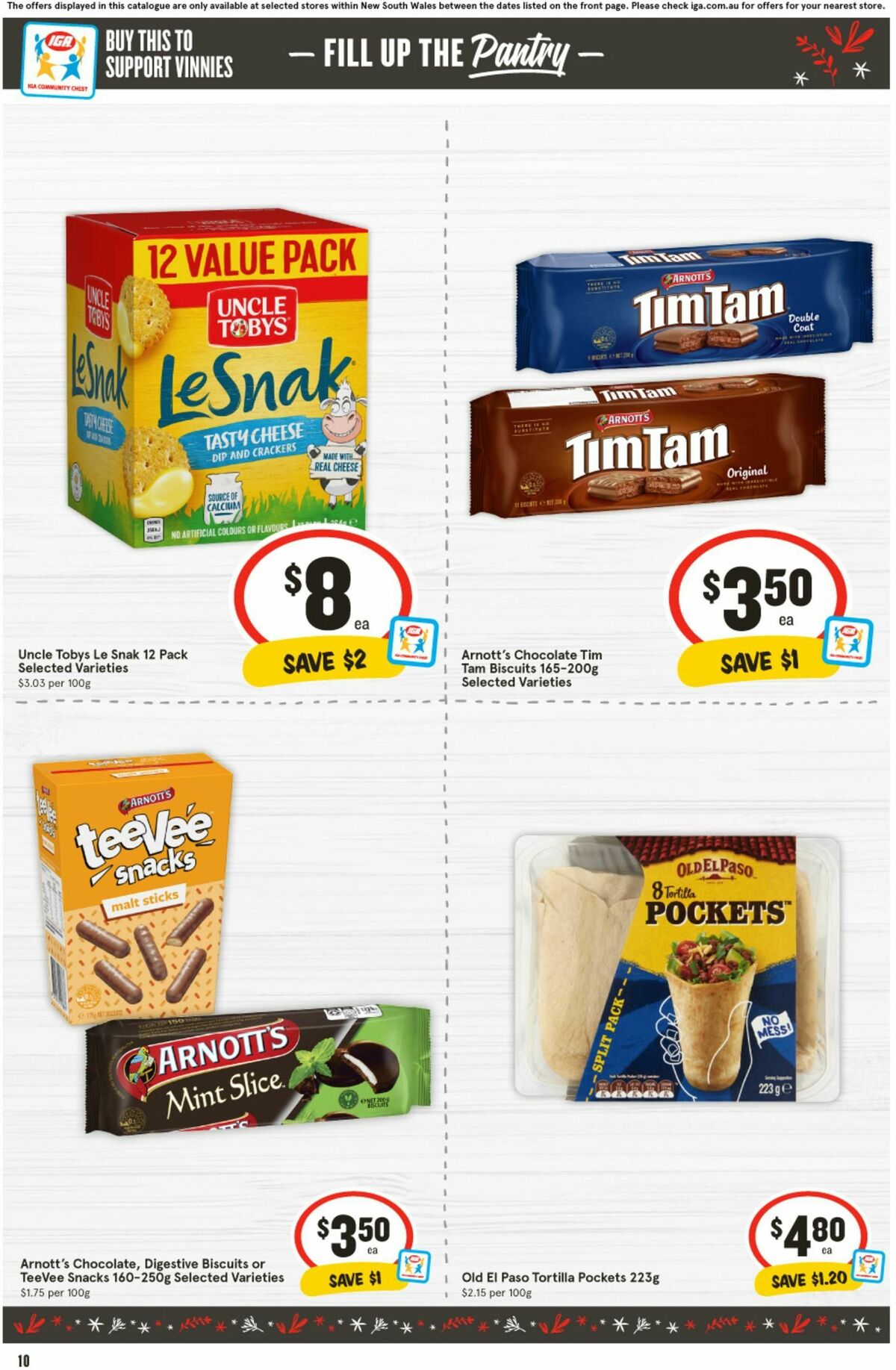 IGA Catalogues from 13 December