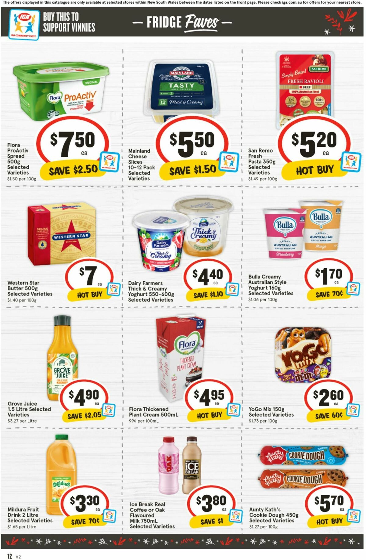 IGA Catalogues from 13 December