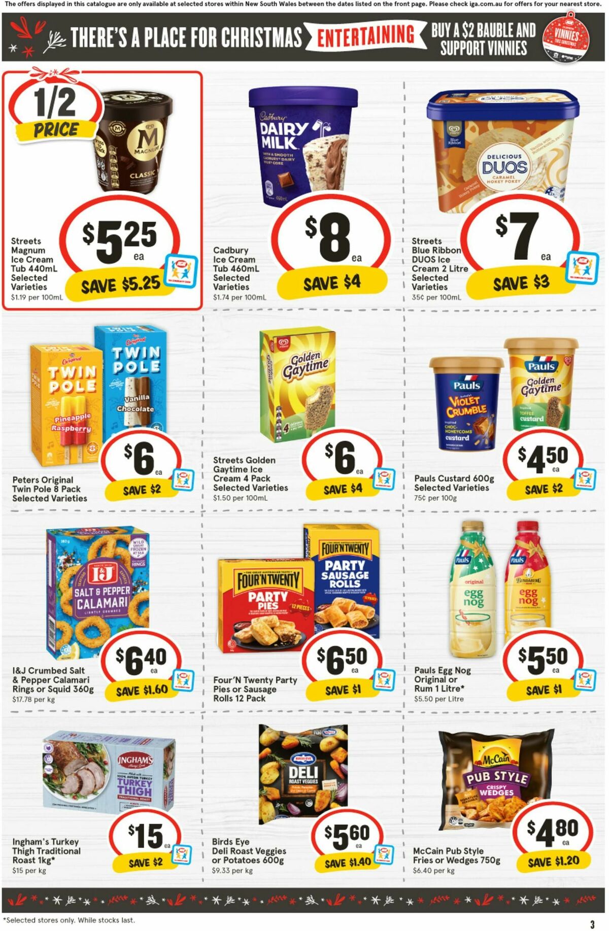 IGA Catalogues from 13 December