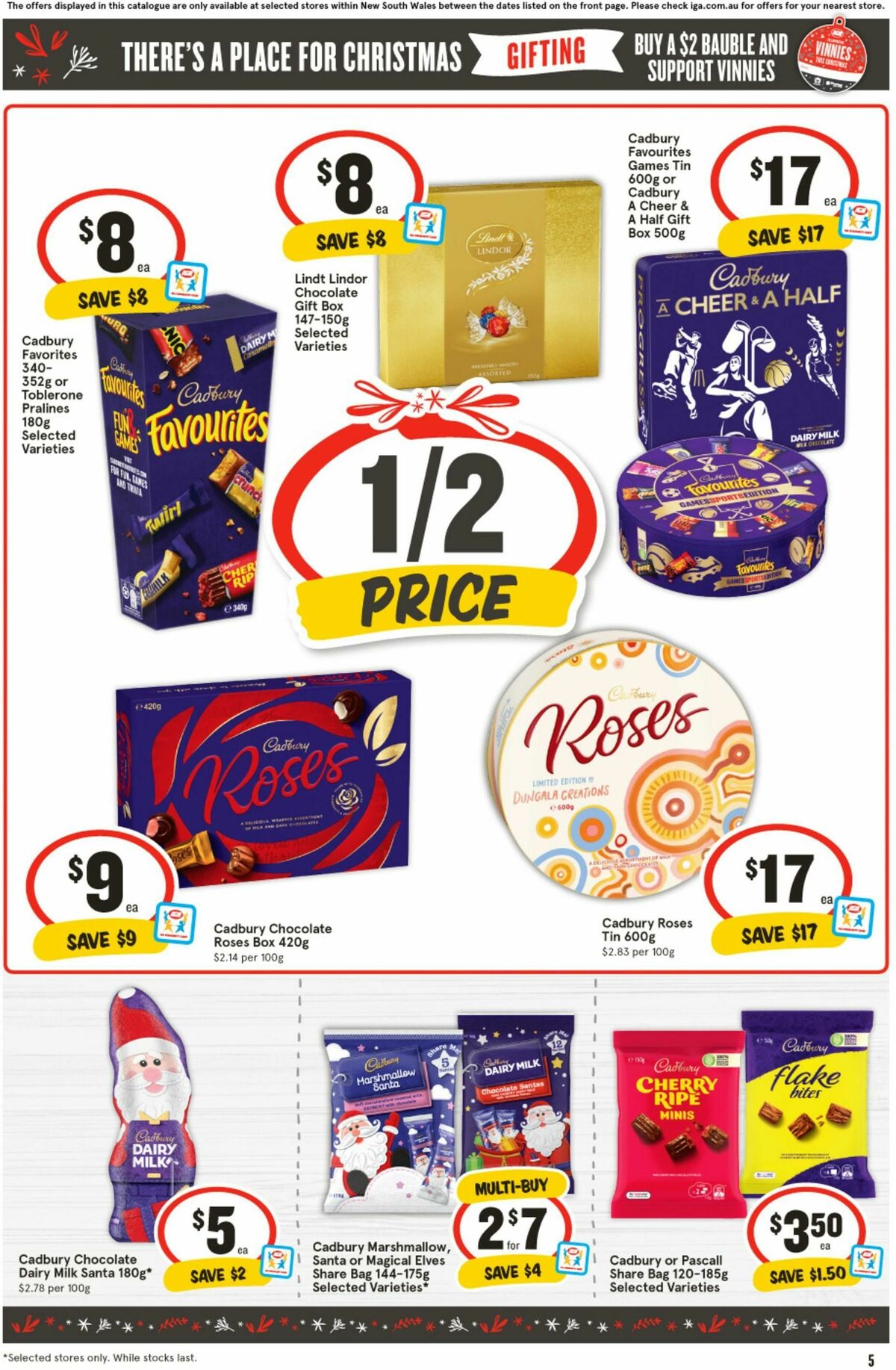 IGA Catalogues from 13 December