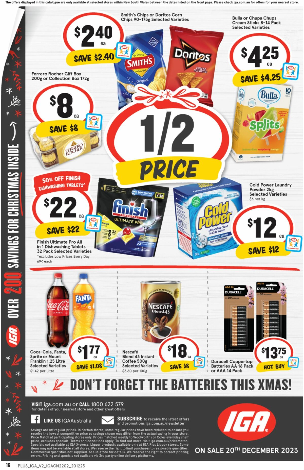 IGA Catalogues from 20 December