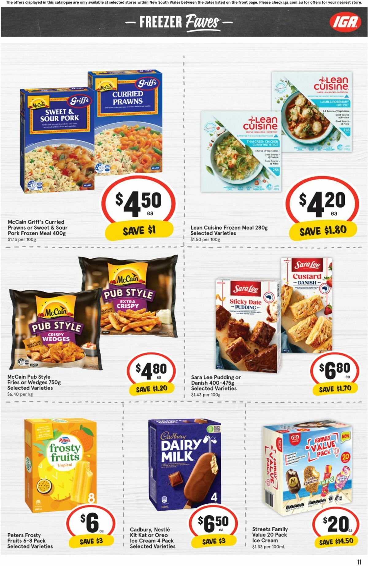 IGA Catalogues from 3 January