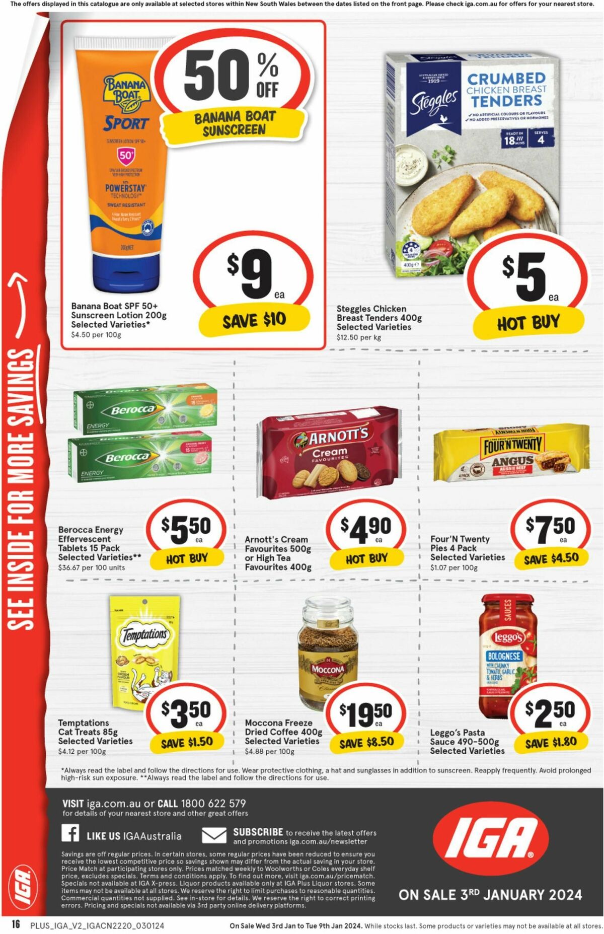 IGA Catalogues from 3 January