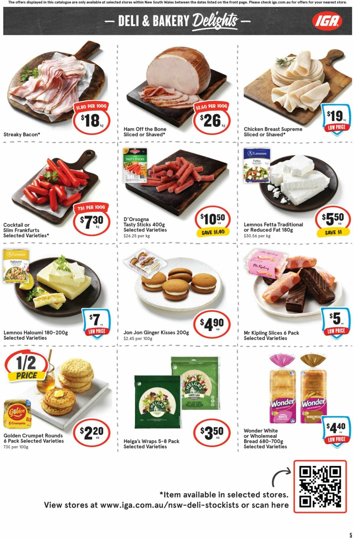 IGA Catalogues from 3 January