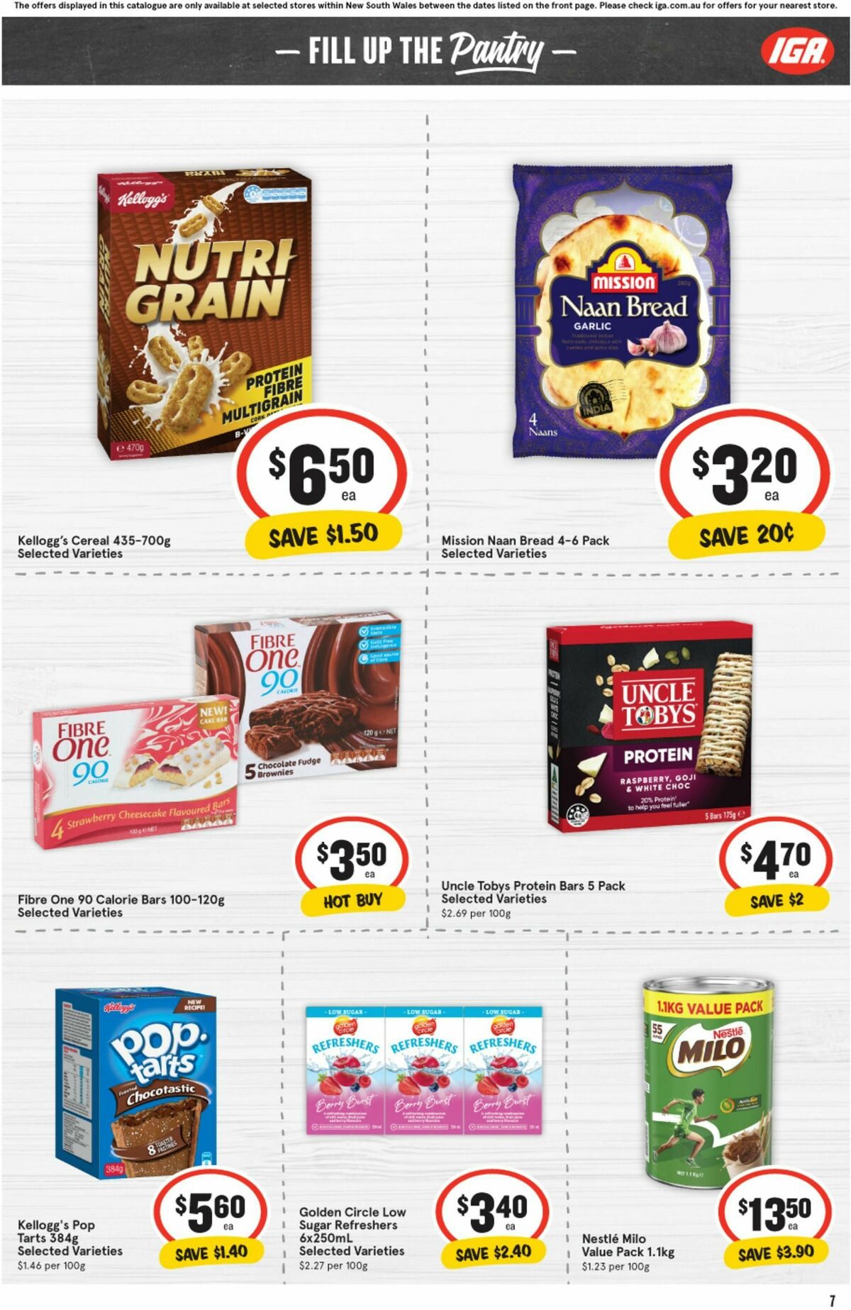 IGA Catalogues from 3 January