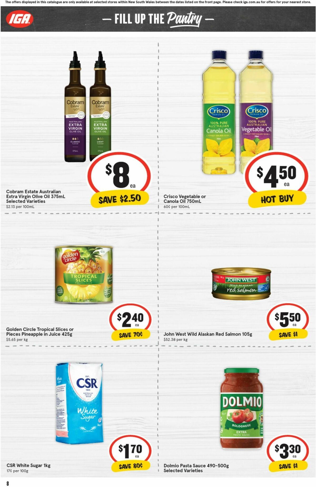 IGA Catalogues from 3 January