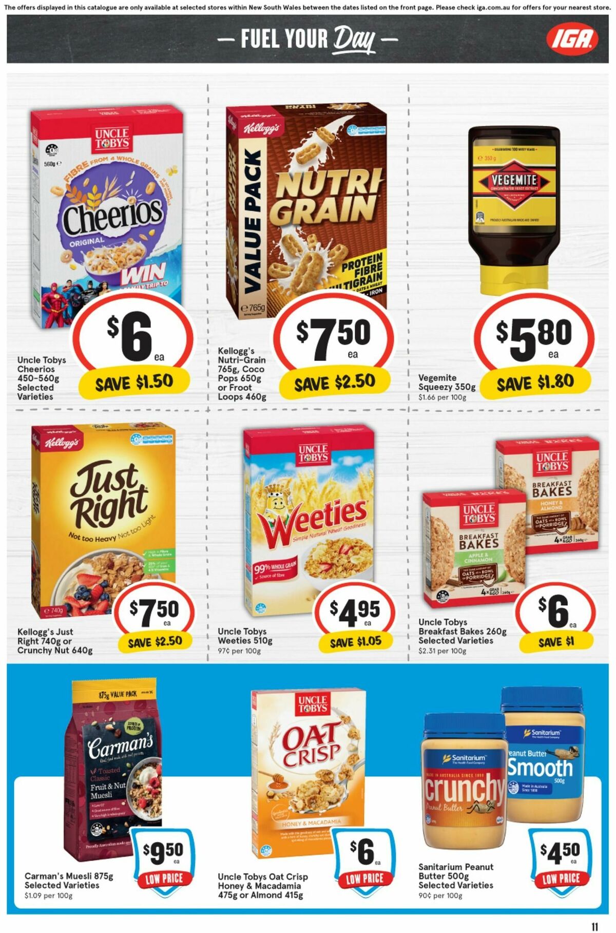 IGA Catalogues from 10 January